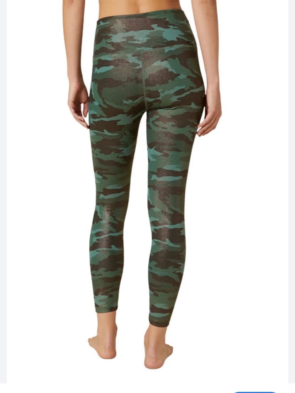 NWT beyond yoga camo dust power shine shimmer high waisted leggings size small
